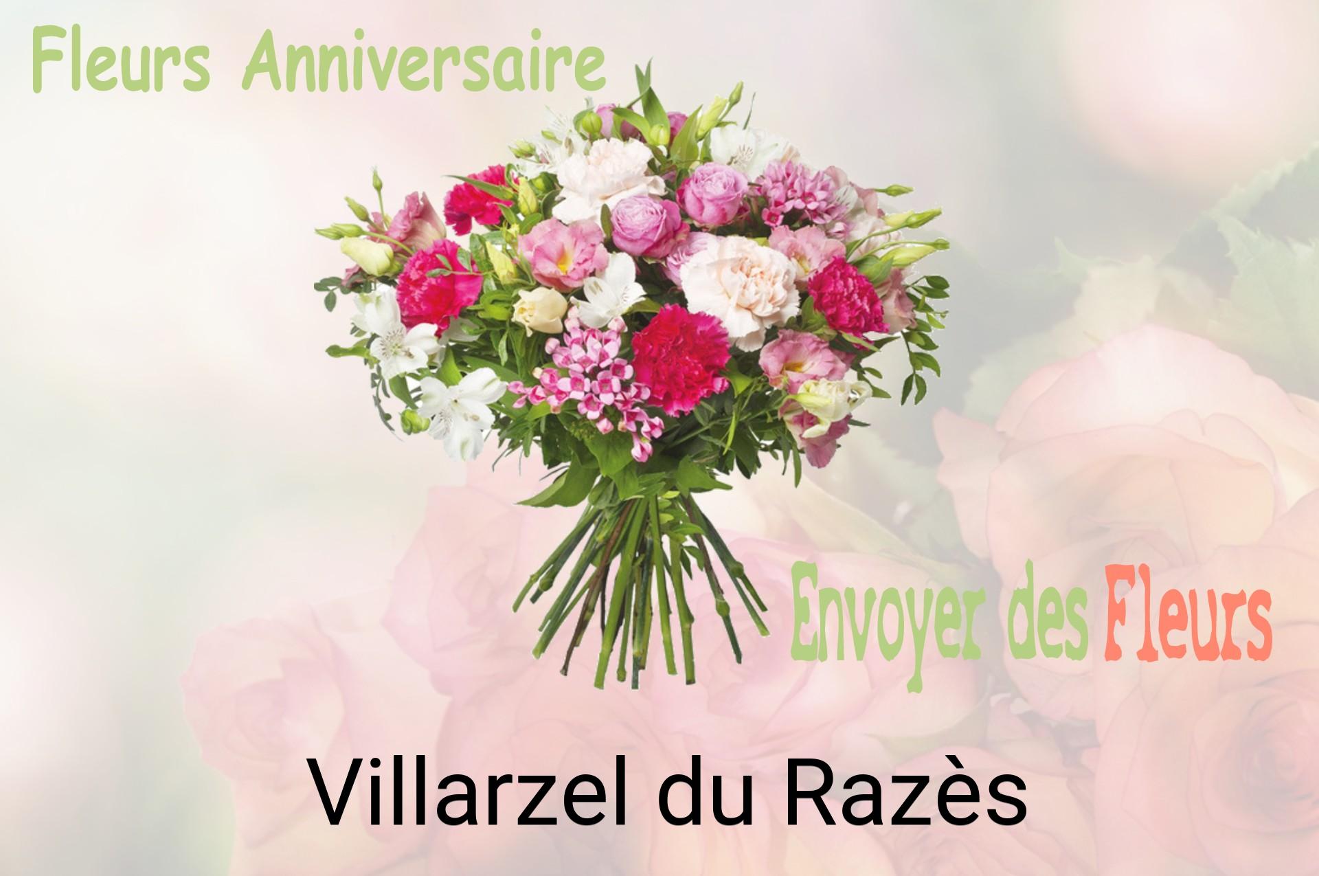 Bouquet de fleurs d’anniversaire livré à Villarzel-du-Razès