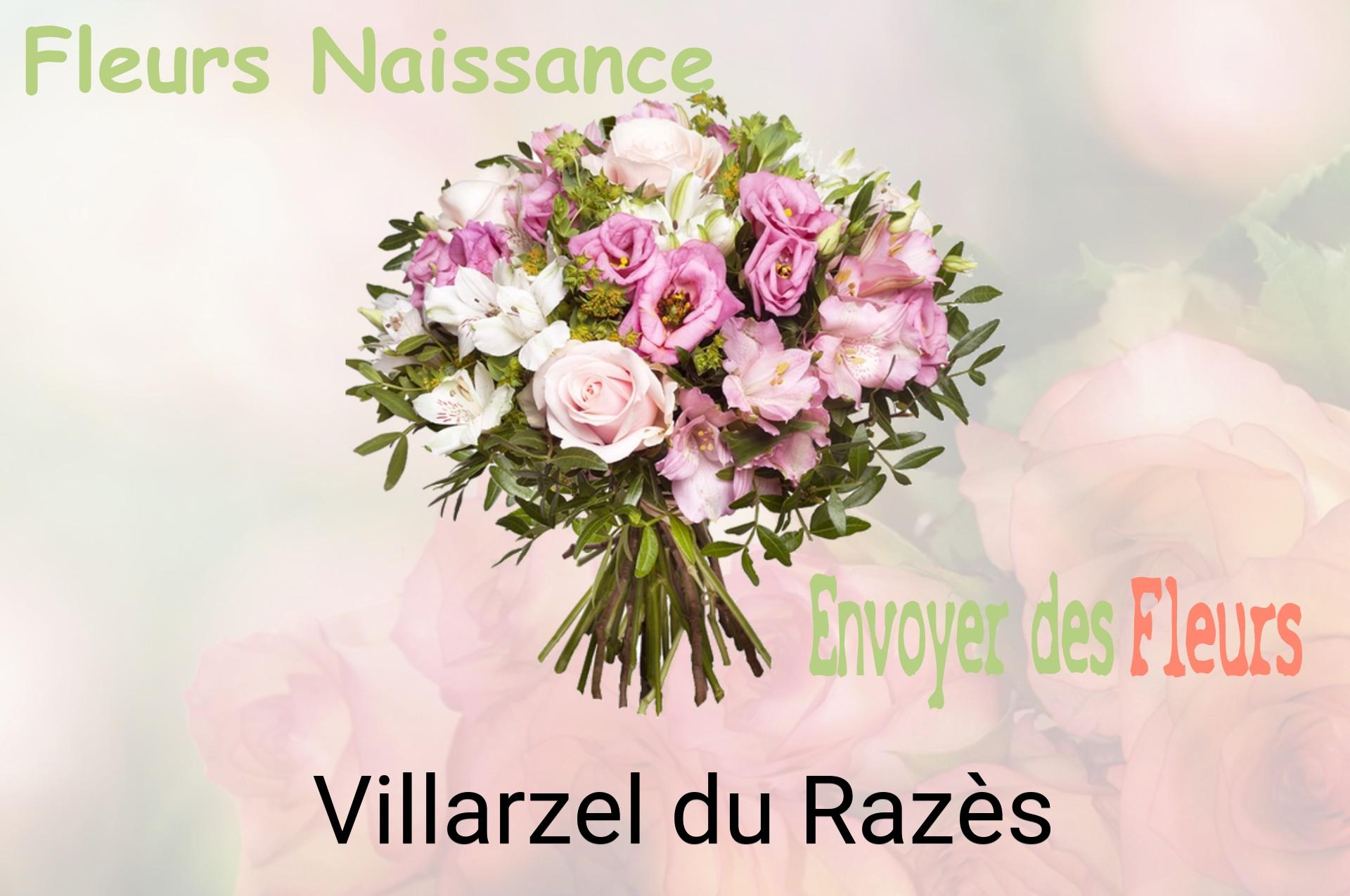 Bouquet de fleurs de naissance livré à Villarzel-du-Razès