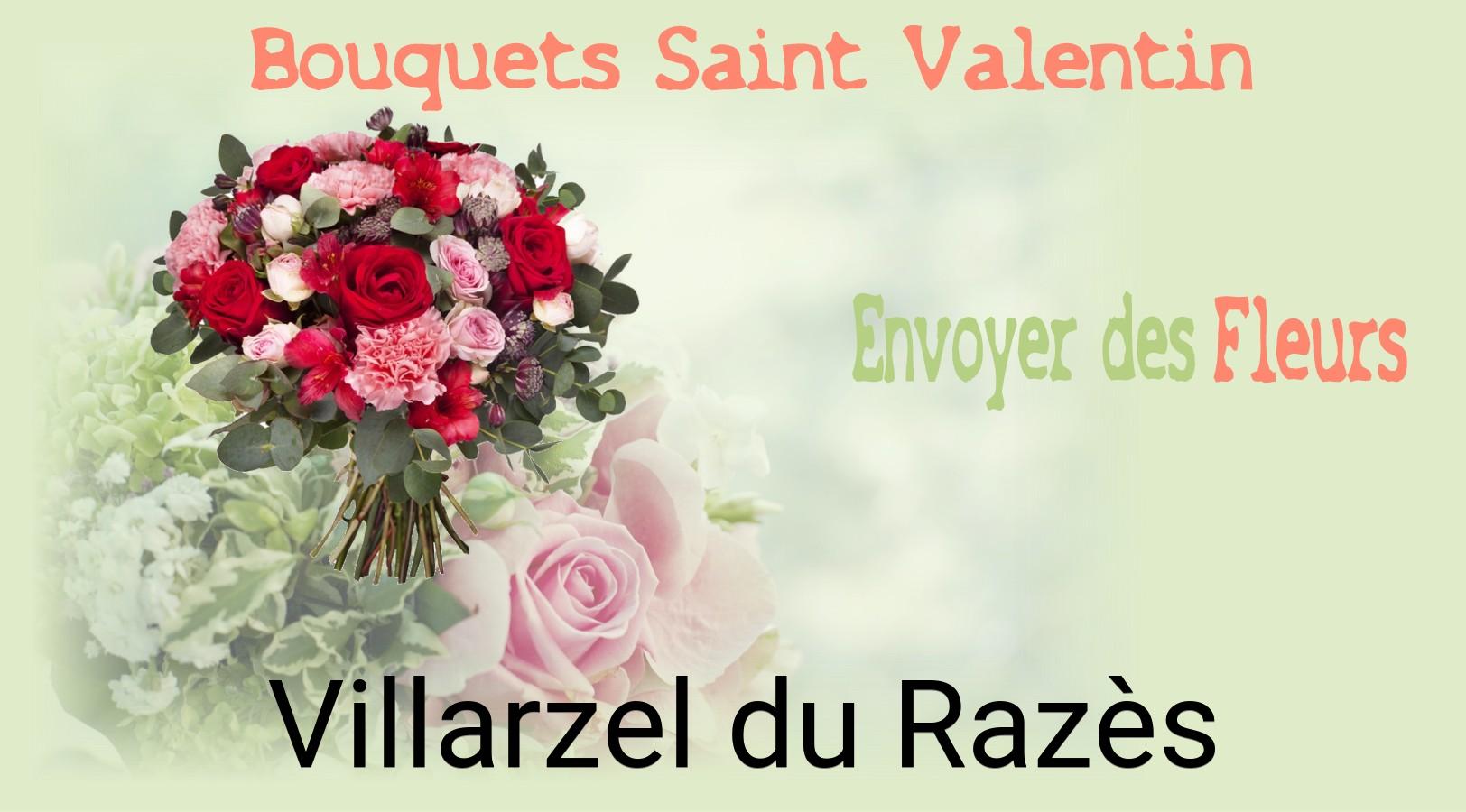 Roses de Saint-Valentin livrées à Villarzel-du-Razès
